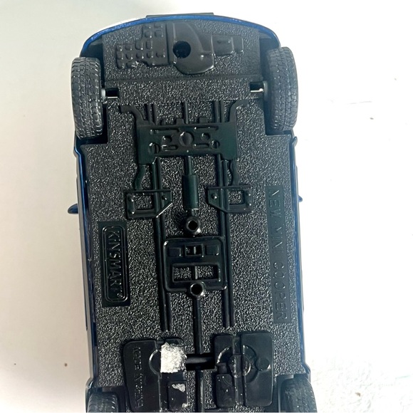 Mini Cooper Car Die Cast Metal Model Blue White - Picture 6 of 9